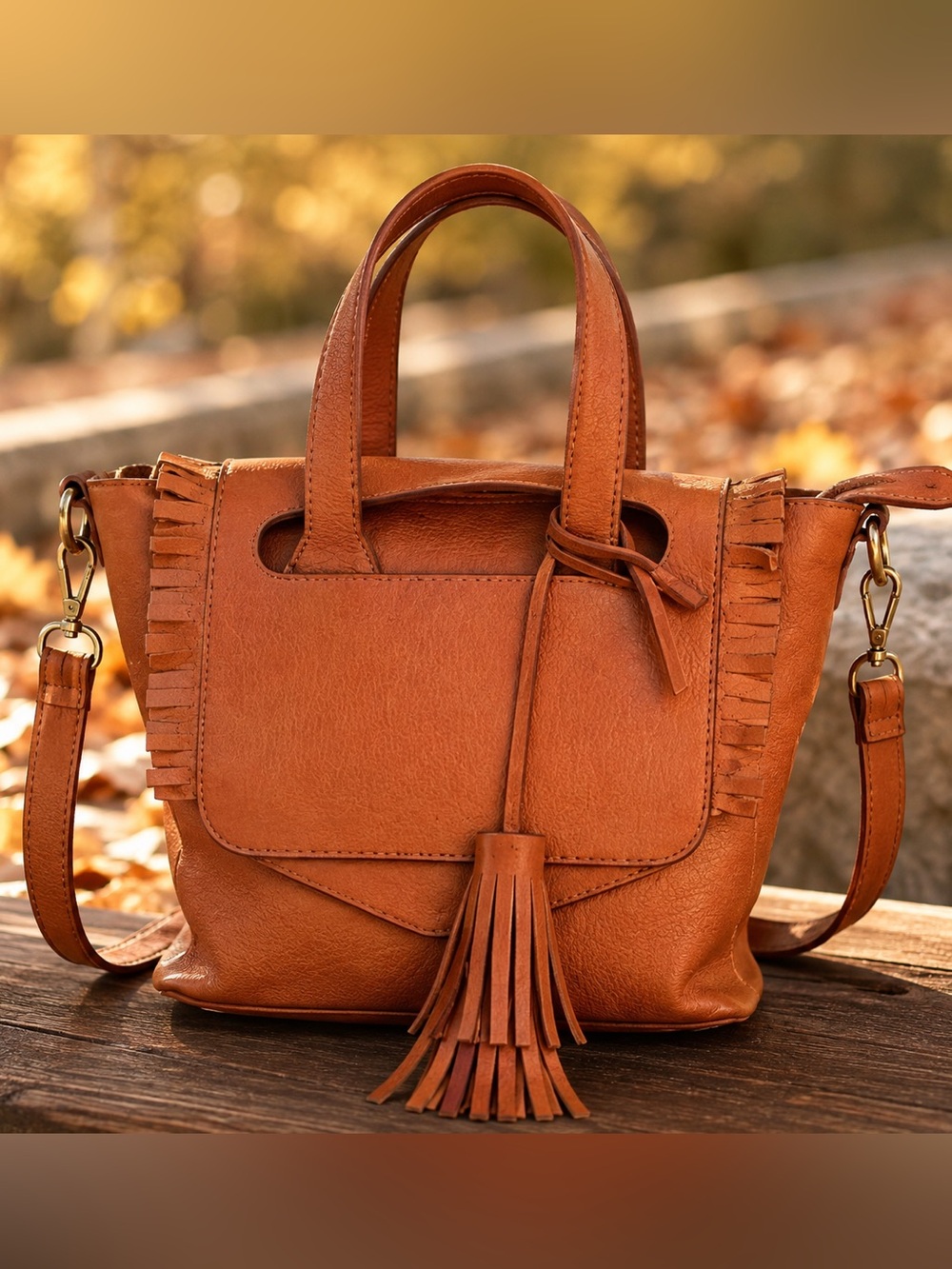 Sergio Gavazzeni Bag Gorgeous petite Crossbody soft Leather Burnt Orange NWOT